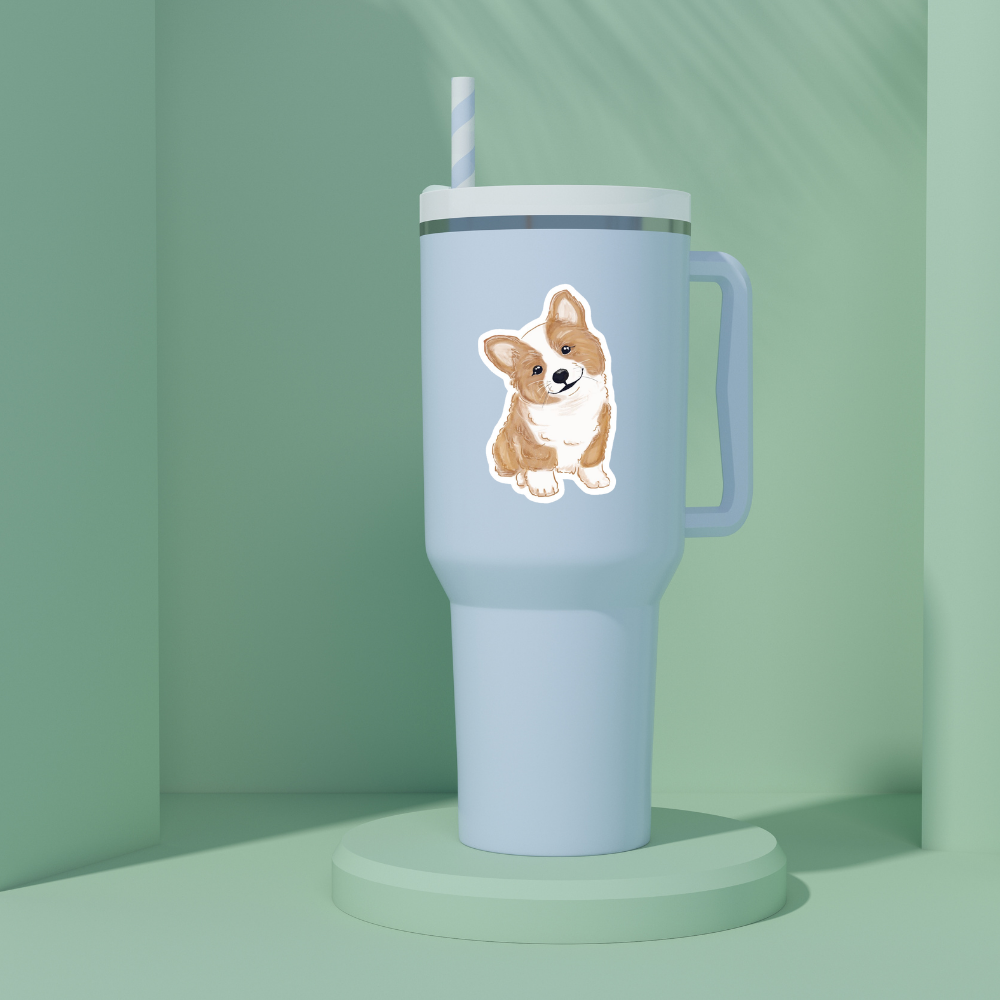 Stickers Mascotas - Corgi