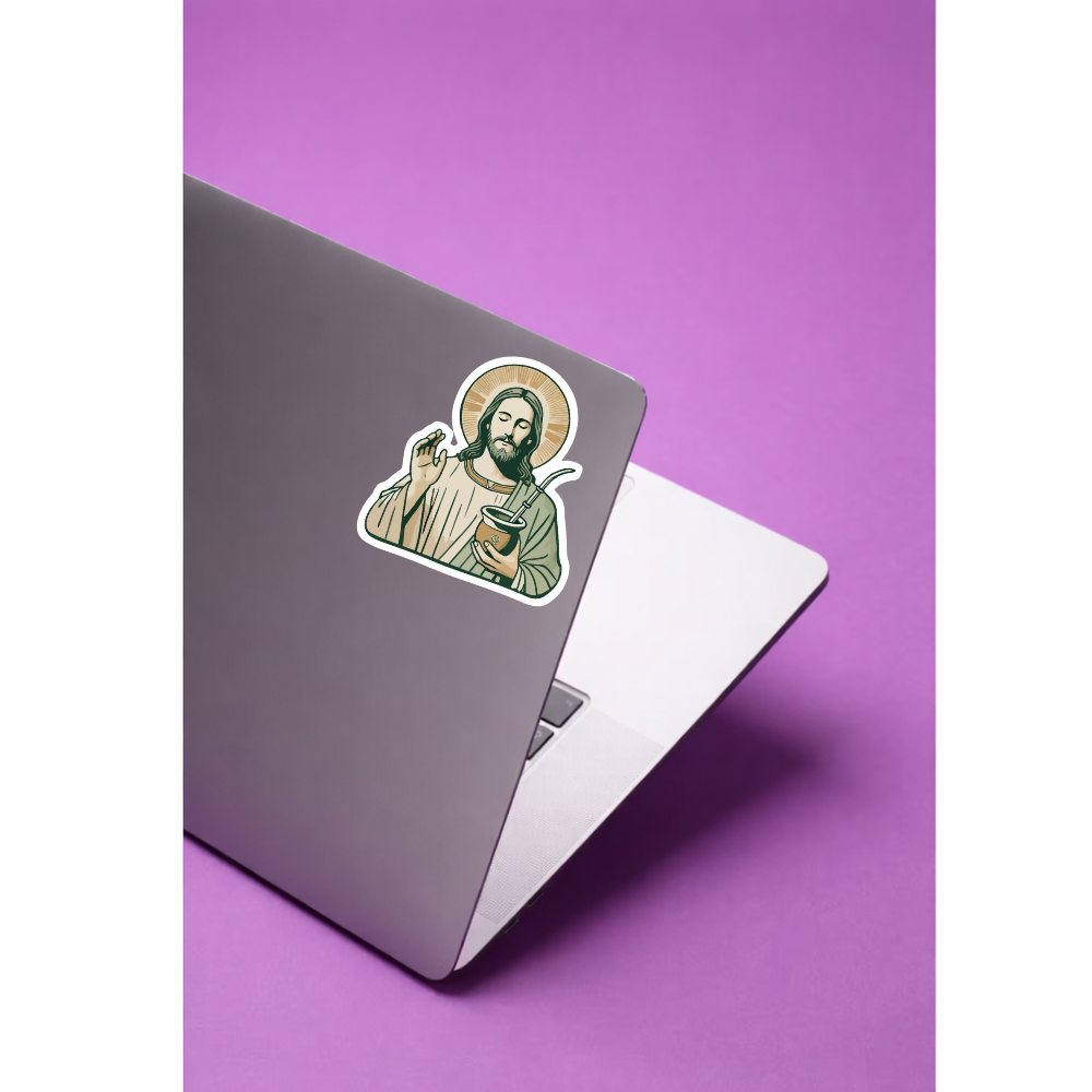 Sticker Uruguay - Jesús mate