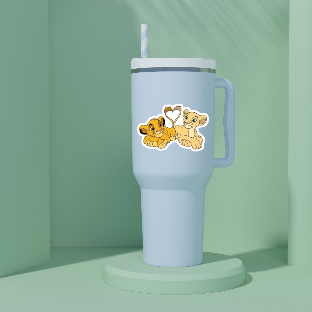 Stickers películas - Simba y Nala