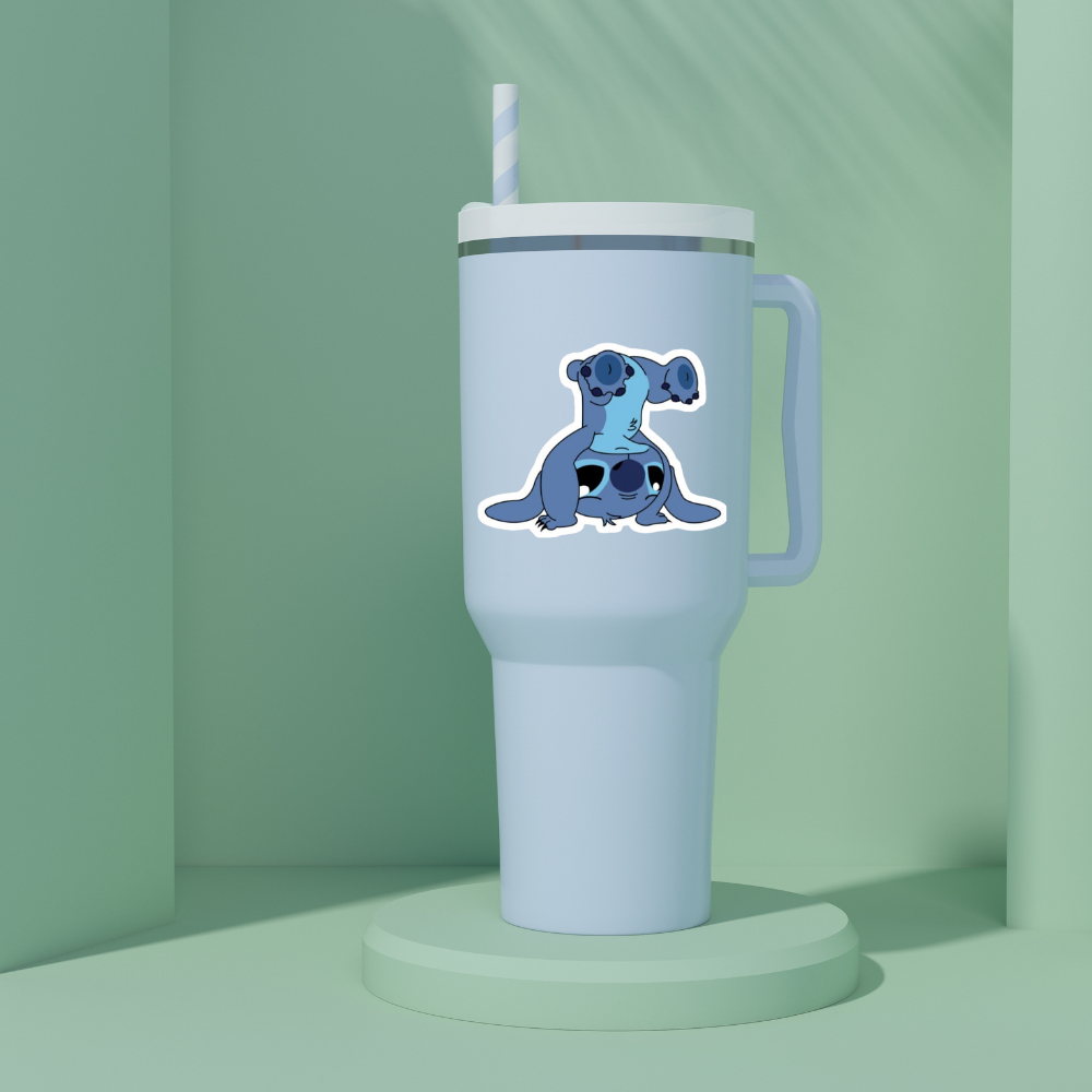 Stickers películas - Stich de cabeza