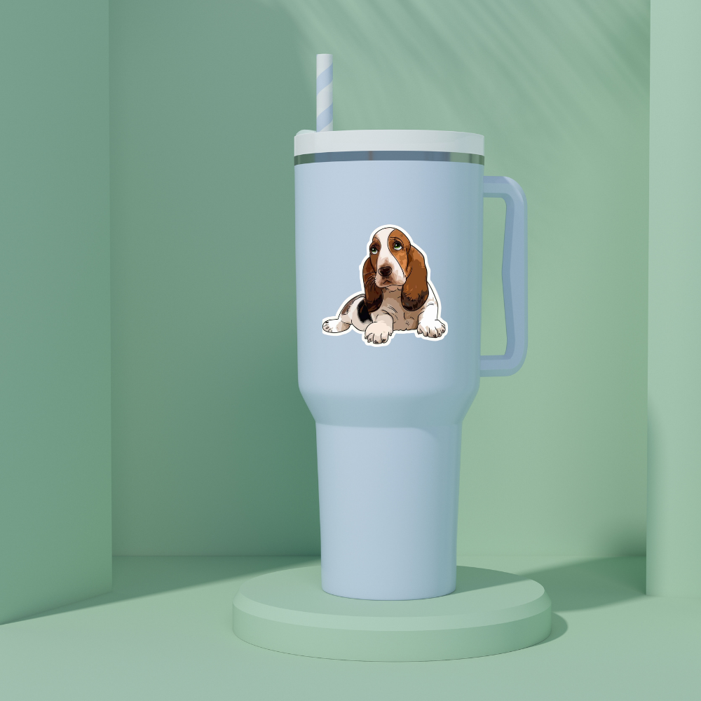 Stickers Mascotas - Basset Hound