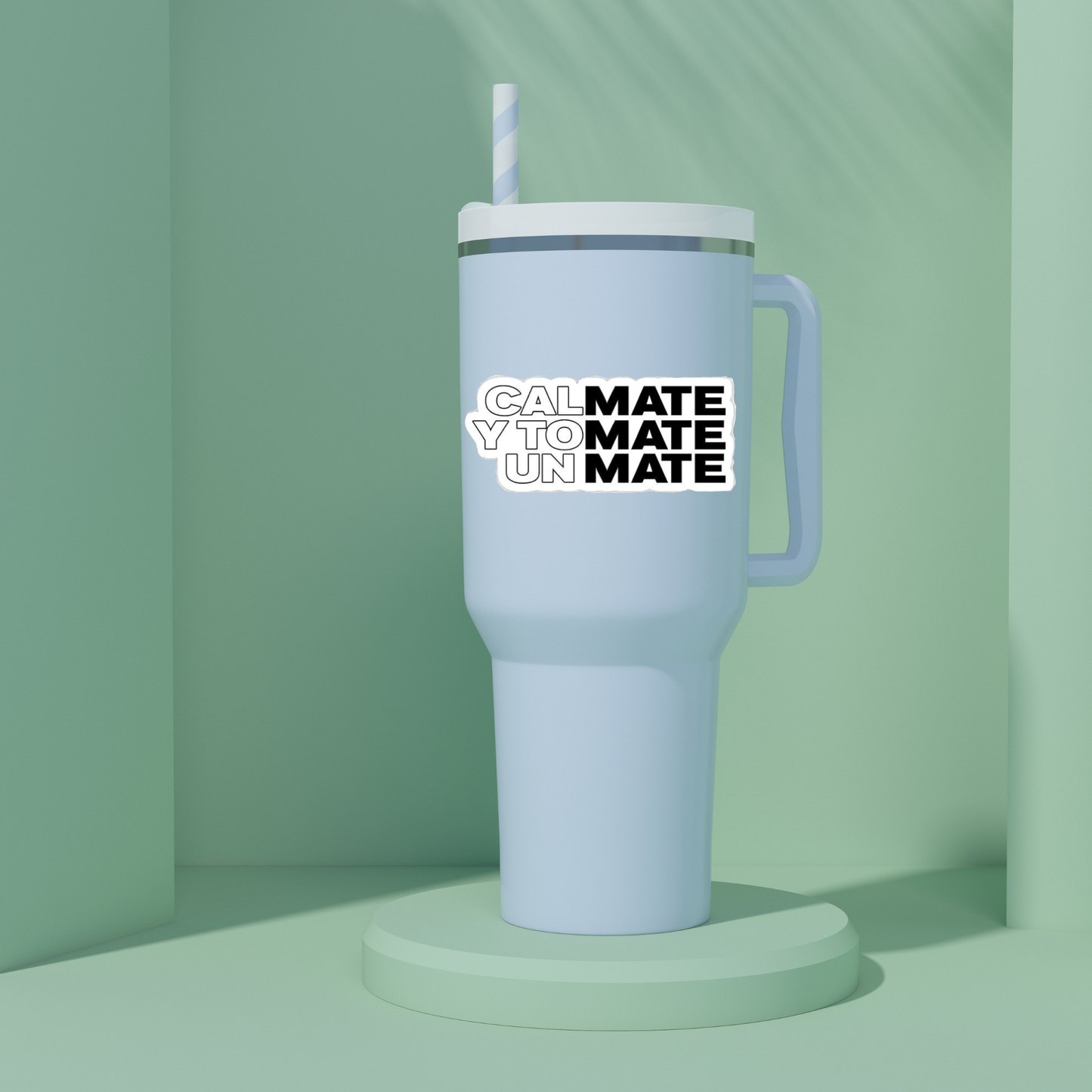 Sticker Uruguay - Cálmate y tómate un mate