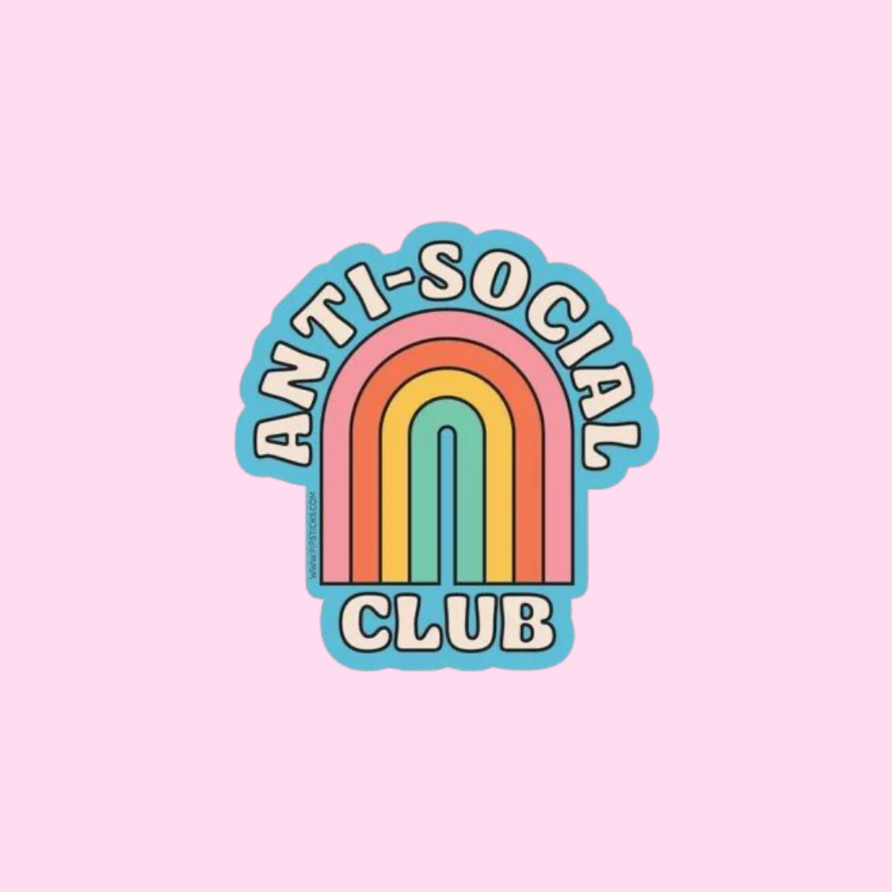 Stickers Pink mood - Anti social club