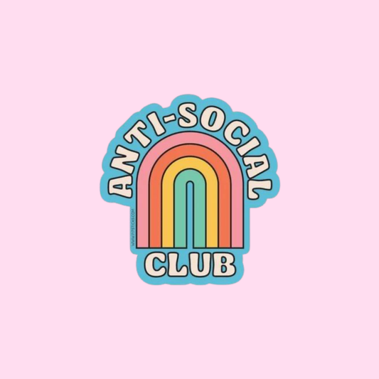Stickers Pink mood - Anti social club