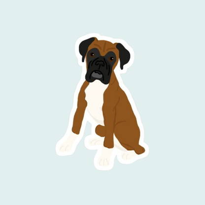 Stickers Mascotas - Boxer