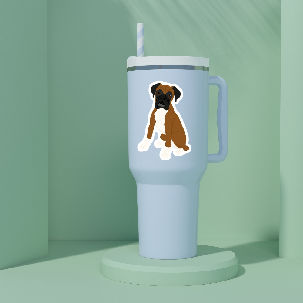 Stickers Mascotas - Boxer