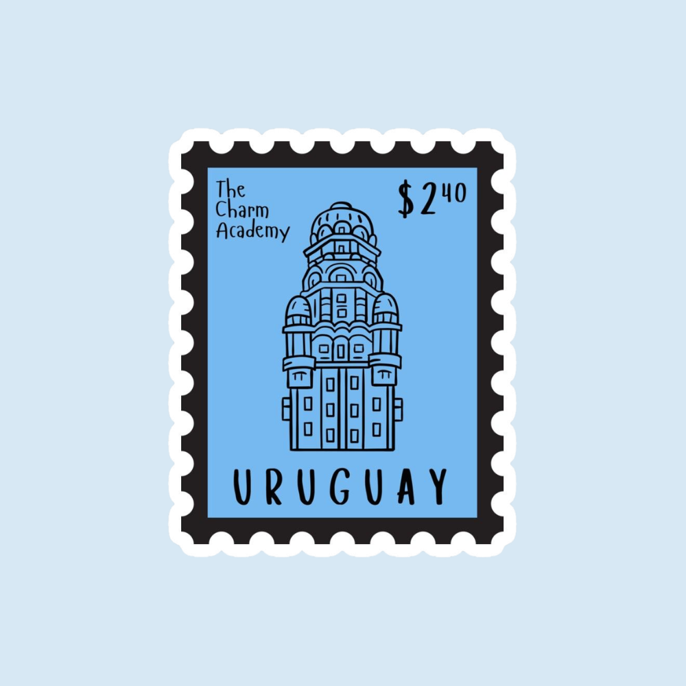 Sticker Uruguay - Estampita palacio salvo