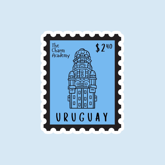 Sticker Uruguay - Estampita palacio salvo