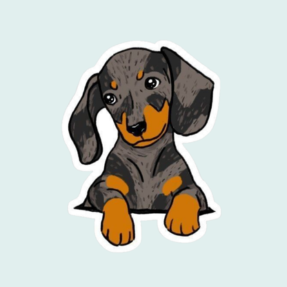 Stickers Mascotas - Salchicha