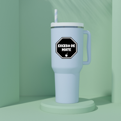 Sticker Uruguay - Exceso de mate