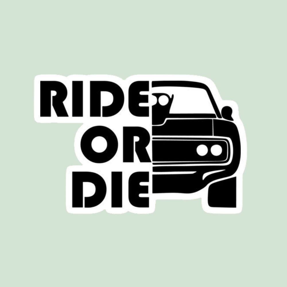Stickers Street vibes - Ride or die