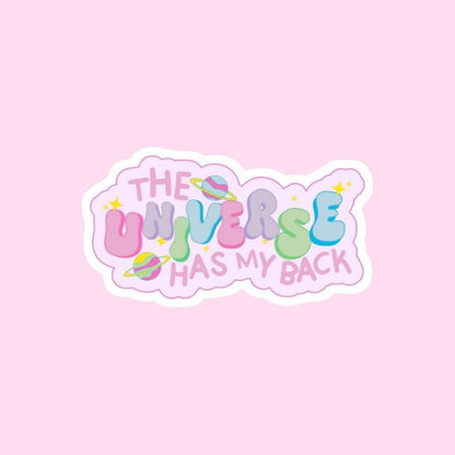 Stickers Pink mood - Universe has my back