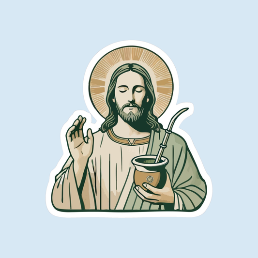 Sticker Uruguay - Jesús mate
