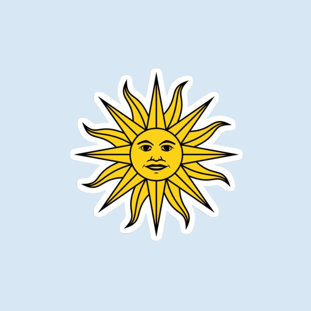 Sticker Uruguay - Sol