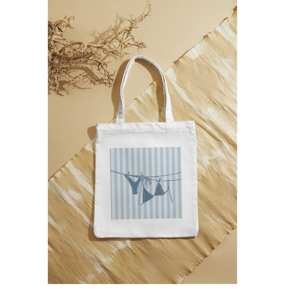 Tote bag - Bikini azul