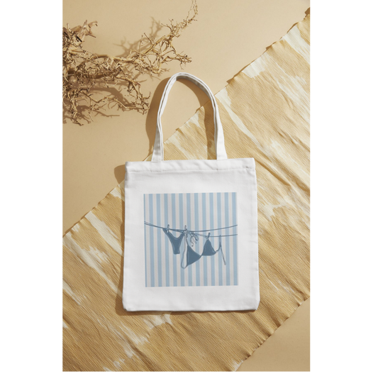 Tote bag - Bikini azul