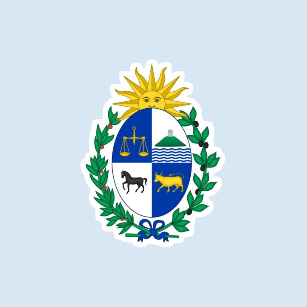 Sticker Uruguay - Escudo