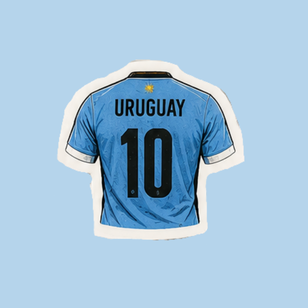 Sticker Uruguay - Camiseta