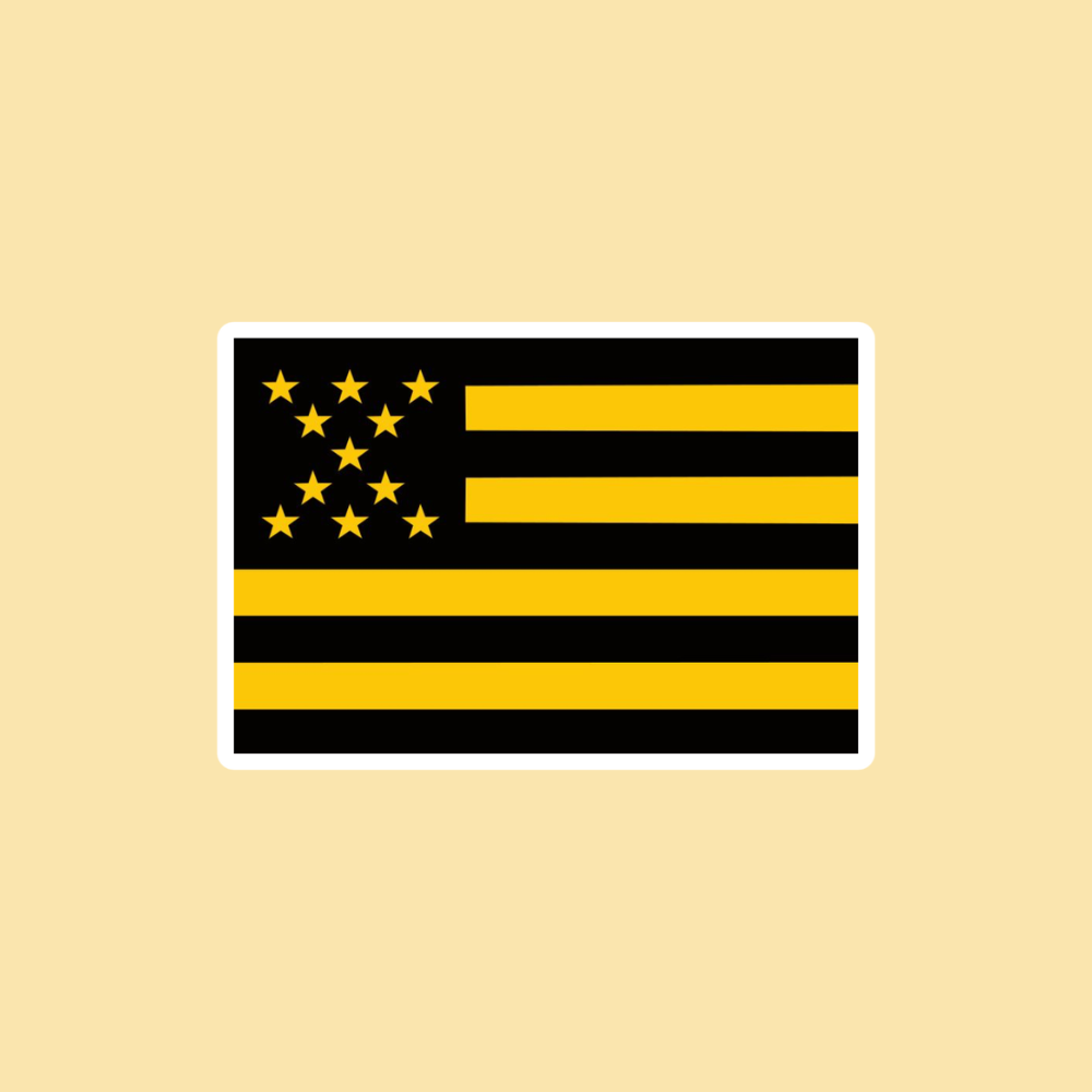 Sticker peñarol - Bandera