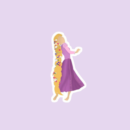 Stickers películas - Rapunzel