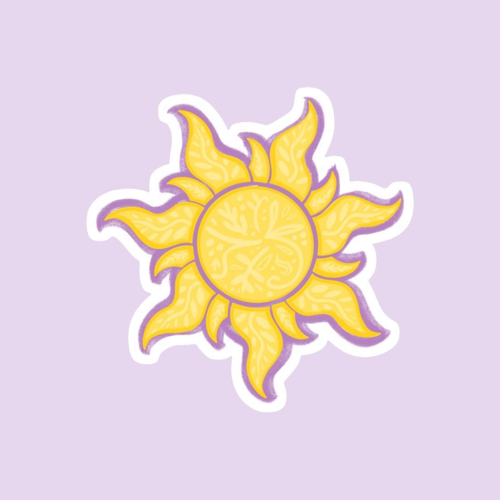 Stickers películas - Sol rapunzel