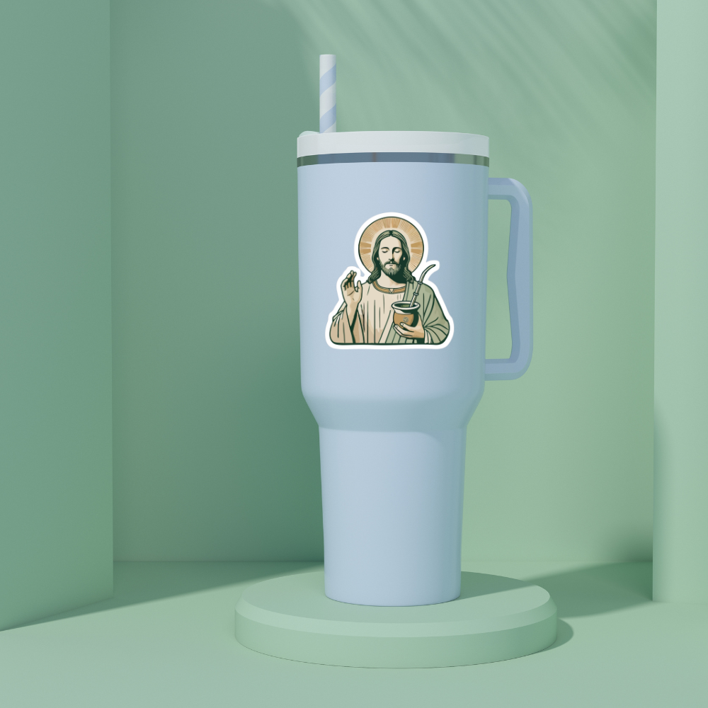 Sticker Uruguay - Jesús mate