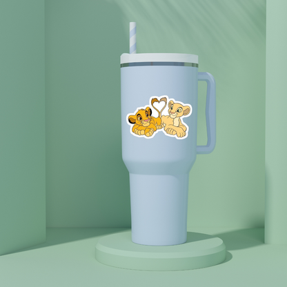Stickers películas - Simba y Nala