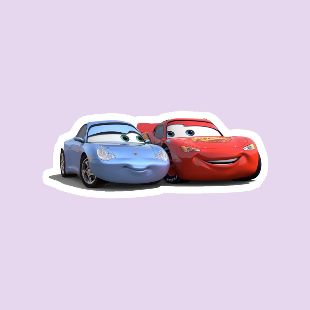 Stickers películas - Sally y McQueen