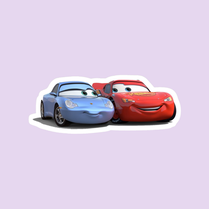 Stickers películas - Sally y McQueen