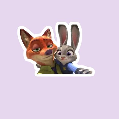 Stickers películas - Nick y Juddy