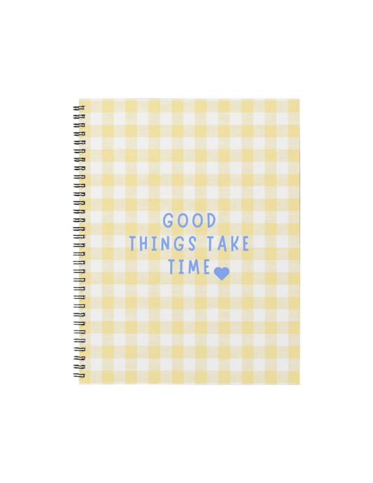 Cuaderno - Good things take time