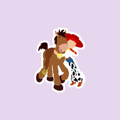Stickers películas - Jessie y tiro al blanco