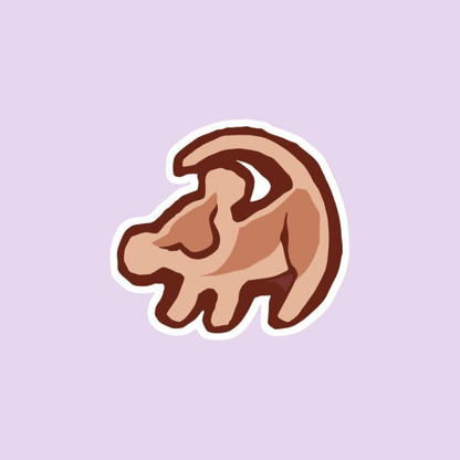 Stickers películas - Simba dibujado