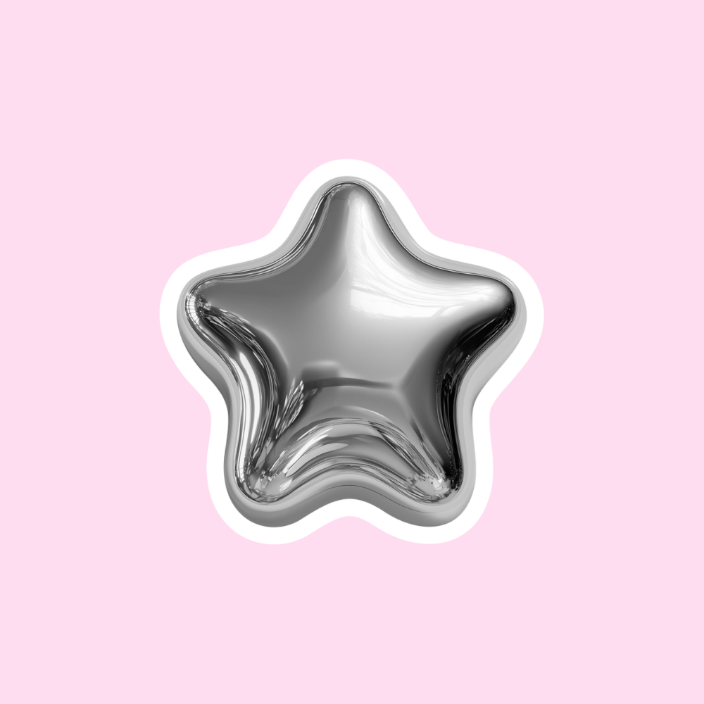 Stickers Pink mood - Estrella espejo