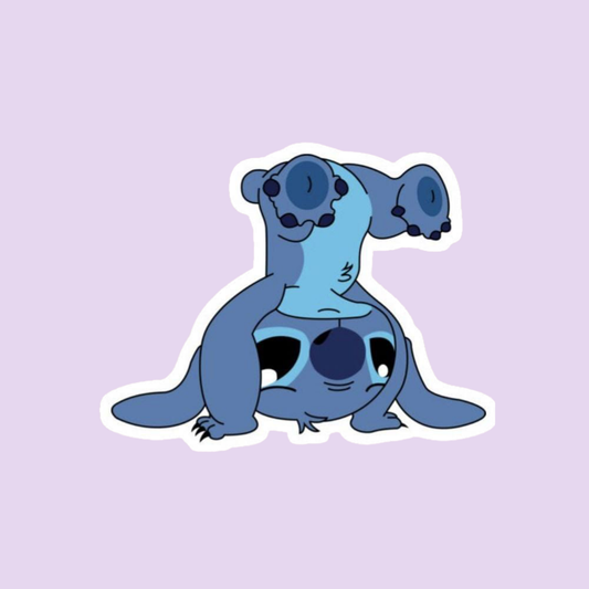 Stickers películas - Stich de cabeza