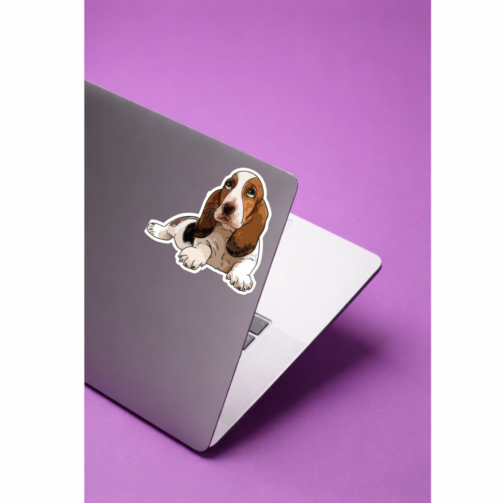 Stickers Mascotas - Basset Hound