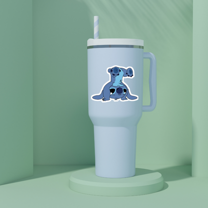 Stickers películas - Stich de cabeza