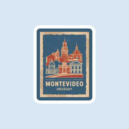 Sticker Uruguay - Estampa Montevideo