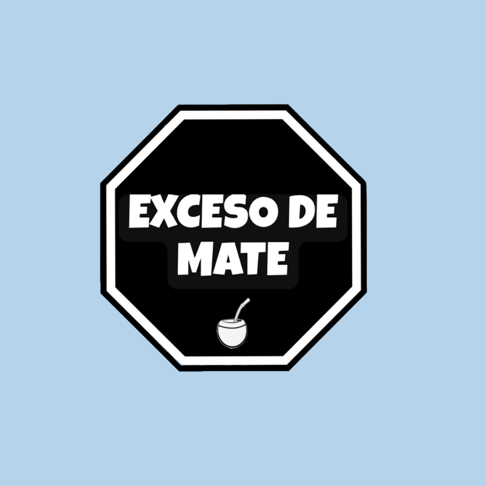 Sticker Uruguay - Exceso de mate