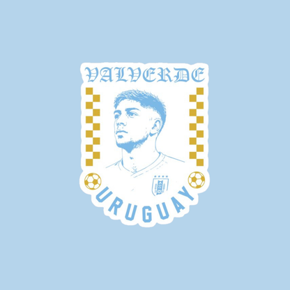 Sticker Uruguay - Valverde