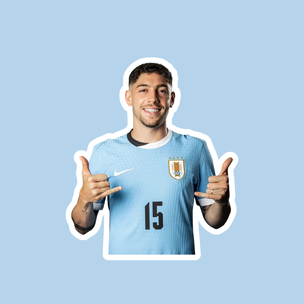 Sticker Uruguay - Valverde 2