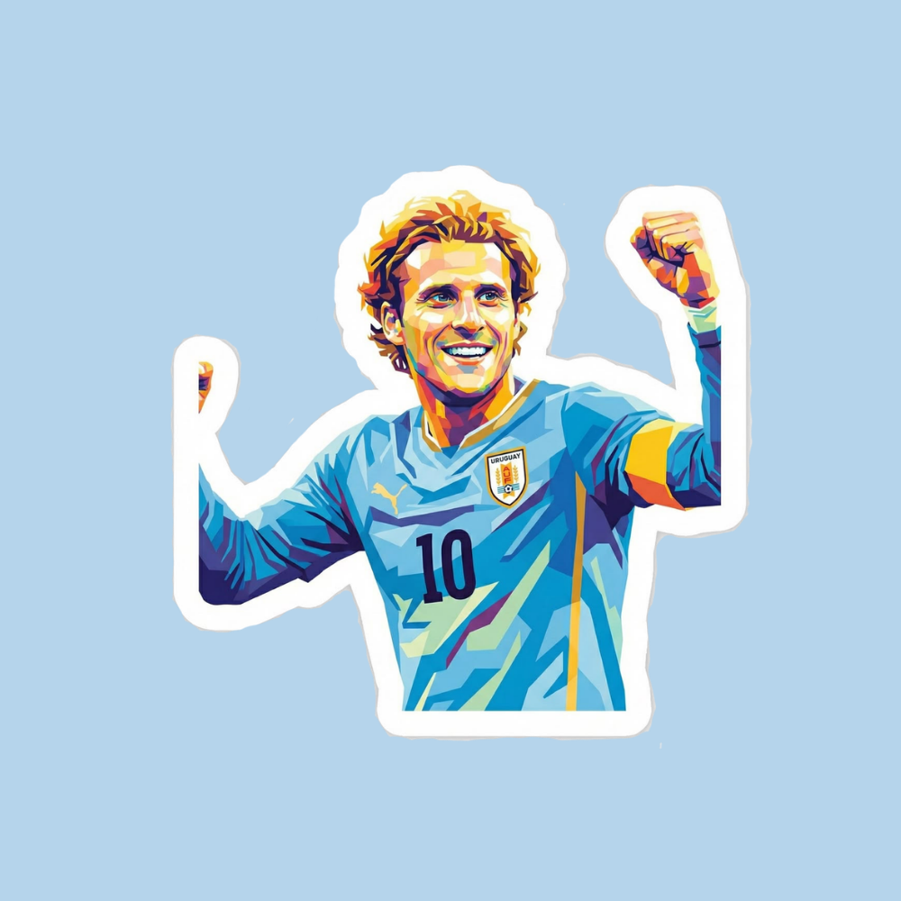 Sticker Uruguay - Forlán