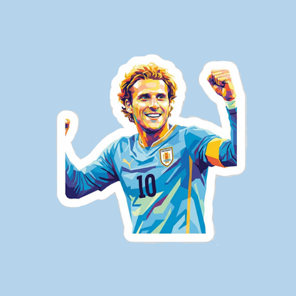 Sticker Uruguay - Forlán