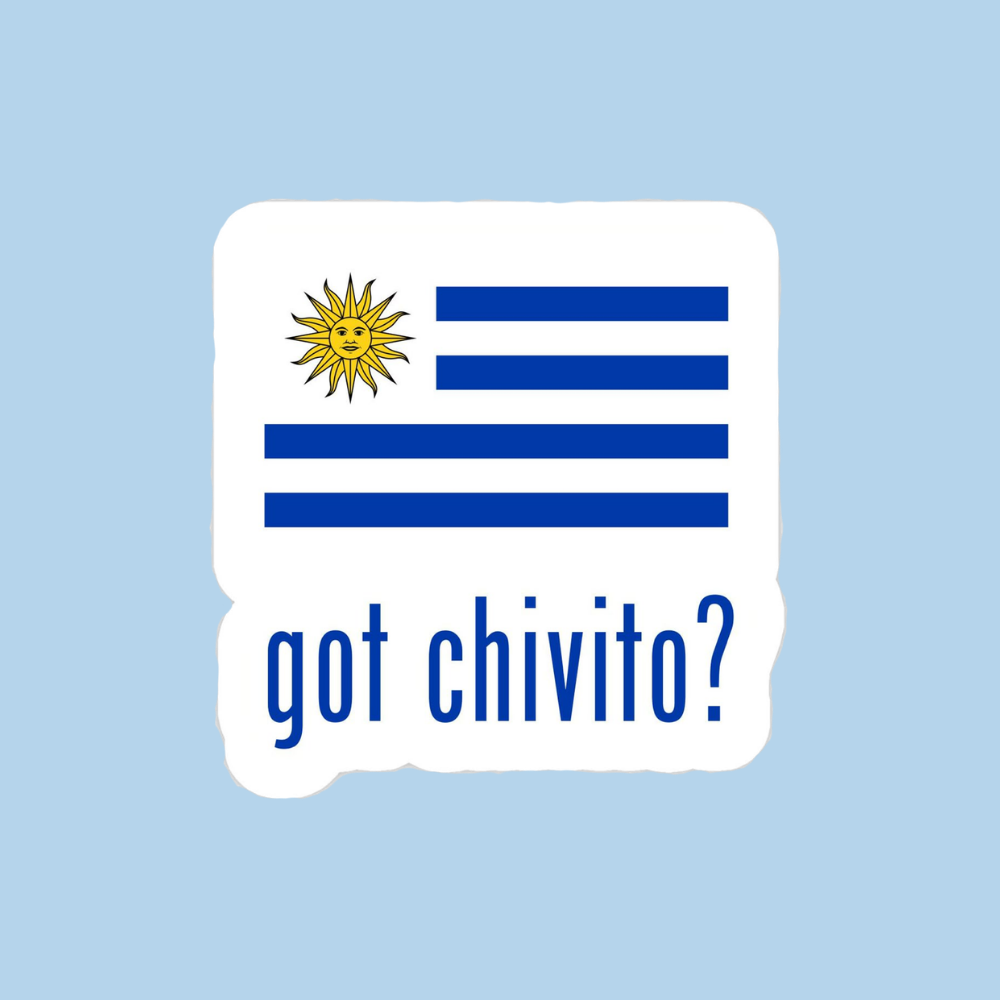 Sticker Uruguay - Got chivito?