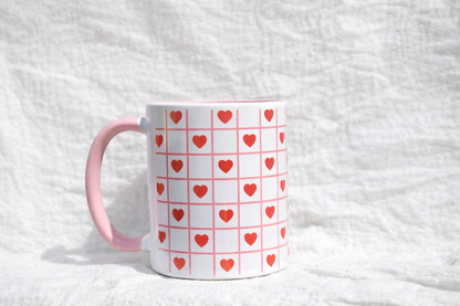 Taza corazones